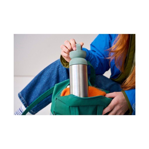 Butelka termiczna ze stali nierdzewnej w kolorze srebra/szałwiowa 500 ml Ellipse – Mepal-image-2