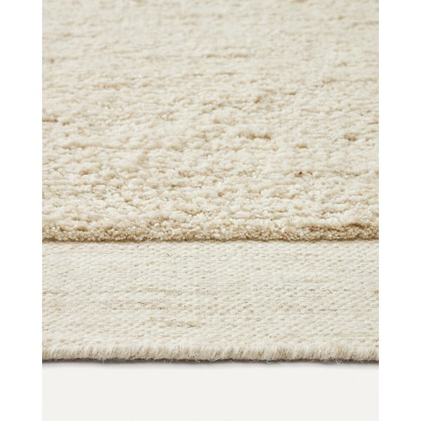 Biały dywan wełniany 160x230 cm Marely – Kave Home-image-3