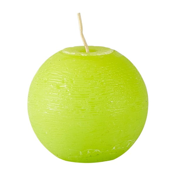 Zielona świeczka KJ Collection Ball, ⌀ 8x7,5 cm
