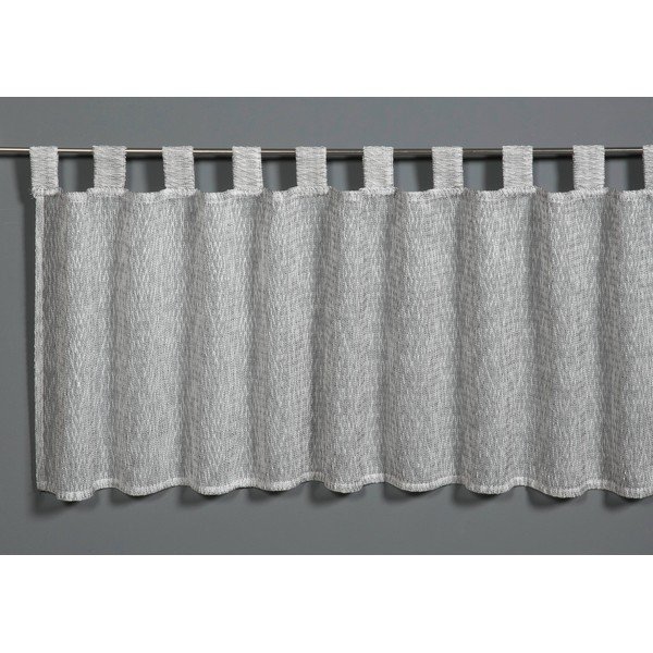 Szara firanka 45x140 cm Jacquard-Voile – Gardinia