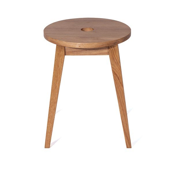 Stołek z drewna kauczukowego Club – Bonami Selection-image-1