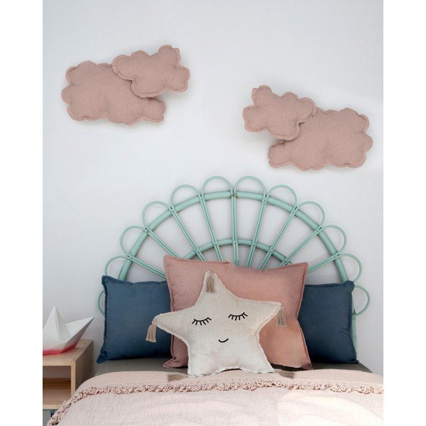 Różowa poduszka dekoracyjna Little Nice Things Cloud-image-1