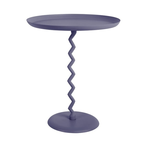 Metalowy okrągły stolik ø 44 cm Zig Zag – Leitmotiv