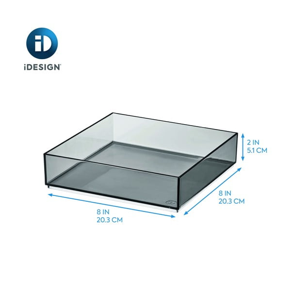 Organizer łazienkowy na kosmetyki z plastiku z recyklingu w kolorze matowej czerni – iDesign-image-4