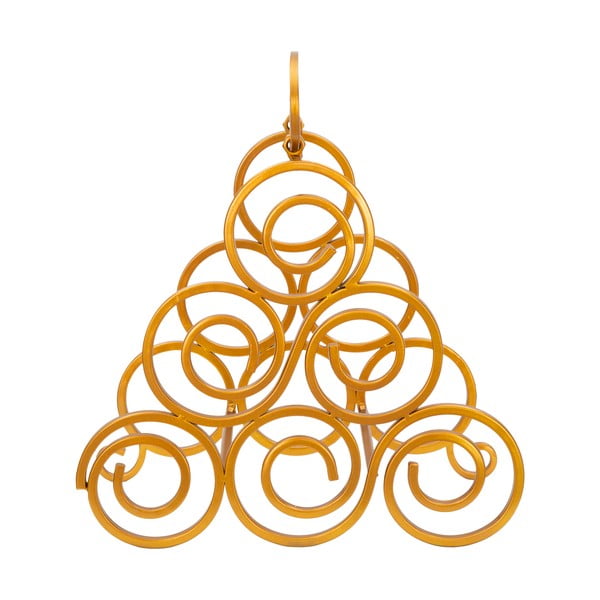 Stojak na wino w kolorze złotym Mauro Ferretti-image-2