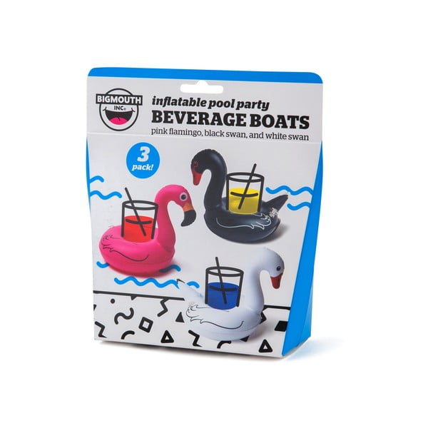 Zestaw 3 dmuchanych kół na napoje Big Mouth Inc. Birds-image-1