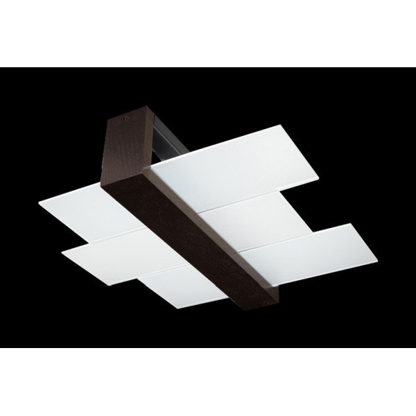 Brązowa lampa sufitowa Sollux Leda-image-1