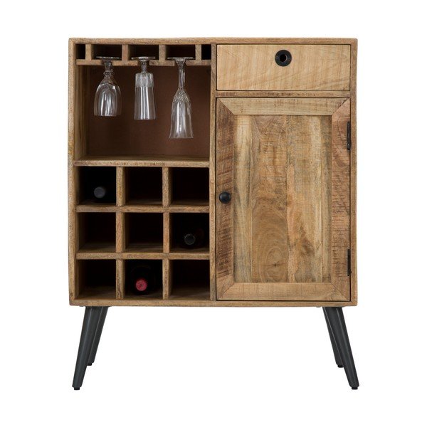 Szafka z drewna mangowca Mauro Ferretti Belgrado Cellar, szerokość 75 cm-image-4