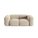 Beżowa aksamitna sofa 210 cm Loretto – Cosmopolitan Design
