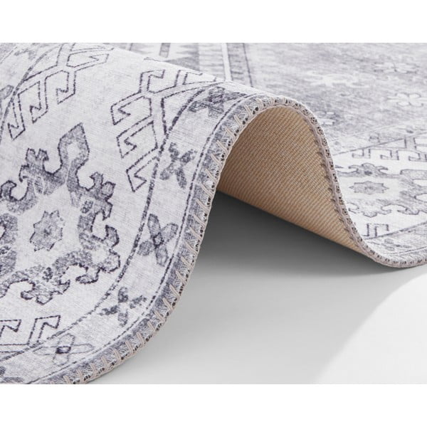 Jasnoszary chodnik Nouristan Gratia, 80x200 cm-image-3