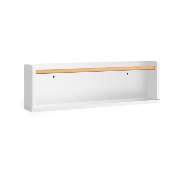 Biała półka dziecięca z litego drewna bukowego 64 cm Shantal – Kave Home