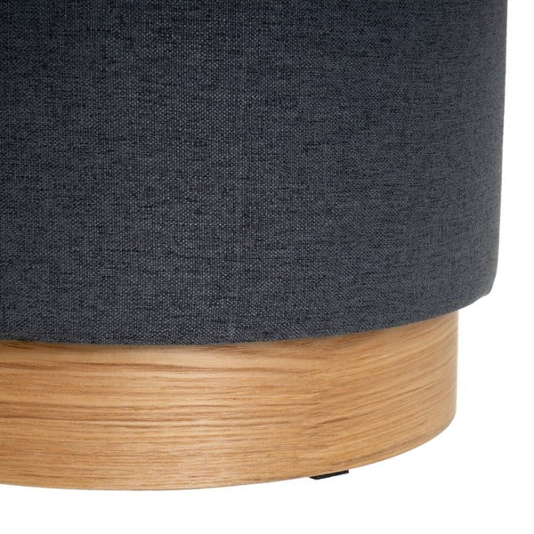 Ciemnoszare pufy zestaw 2 szt. – Casa Selección-image-3