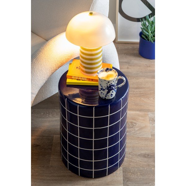 Okrągły stolik ceramiczny ø 33 cm Retro Tiles – Leitmotiv-image-1