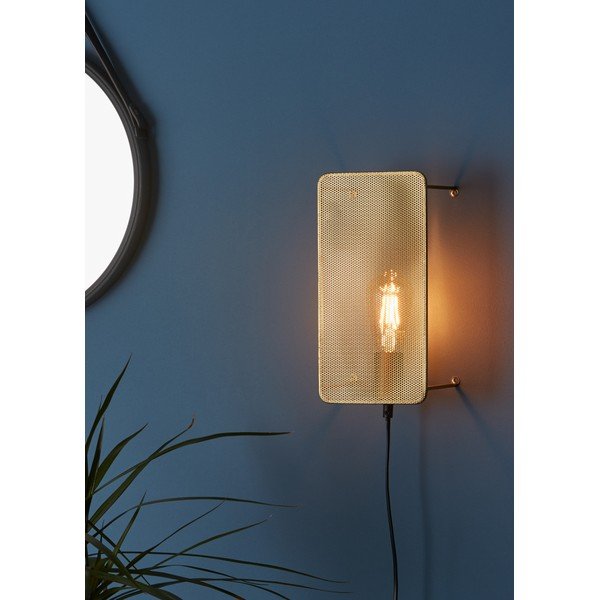 Kinkiet w kolorze złota Markslöjd Mesh Wall Gold-image-3