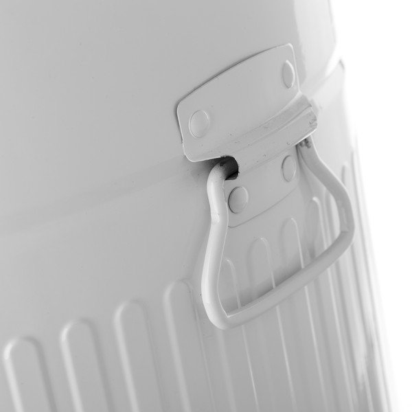 Biały kosz metalowy na śmieci Casa Selección, 20 l-image-2