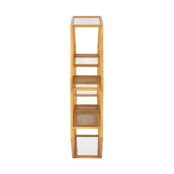 Wielopoziomowa metalowa półka w naturalnym kolorze 92 cm Zariah – Premier Housewares-image-4