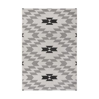 Czarno-biały dywan odpowiedni na zewnątrz Ragami Geo, 200x290 cm