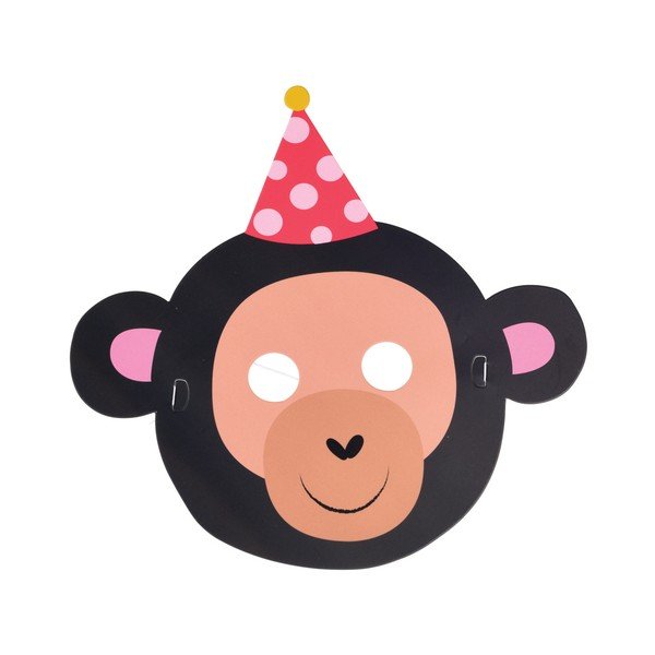 Zestaw 6 masek papierowych Rex London Party-image-2