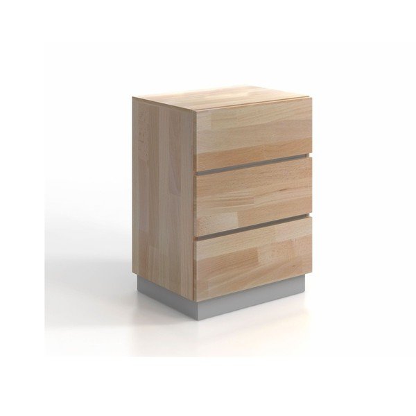 Komoda z bukowego i sosnowego drewna SKANDICA Finn 3S-image-1