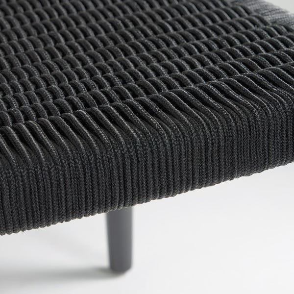 Czarne krzesło ogrodowe z drewna eukaliptusa Kave Home Glynis-image-4