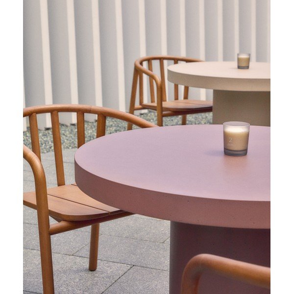 Okrągły stół ogrodowy betonowy ø 90 cm Aiguablava – Kave Home-image-1