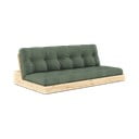 Zielona rozkładana sofa 196 cm Base – Karup Design