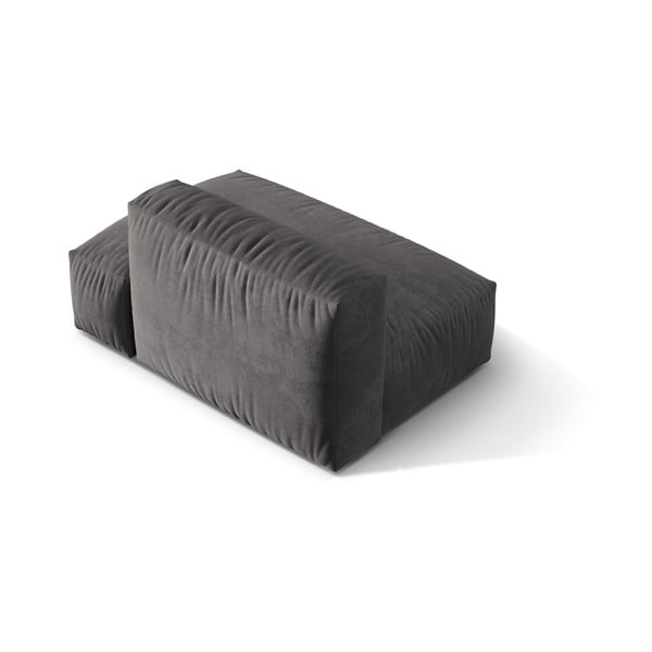 Szary aksamitny moduł sofy (prawostronny) Martina – Micadoni -image-2