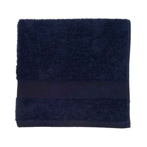 Ciemnoniebieski ręcznik Walra Frottier, 50x100 cm