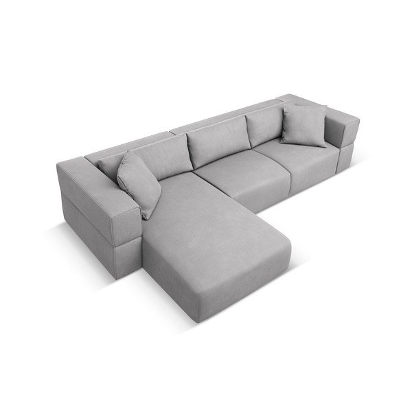 Jasnoszary narożnik (lewostronny) Esther – Milo Casa-image-3