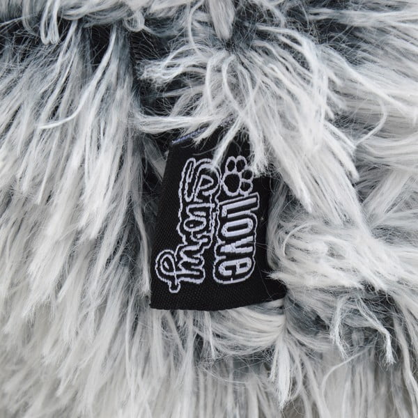 Białe legowisko dla psów 100x70 cm Fluffy Heather – Love Story-image-4