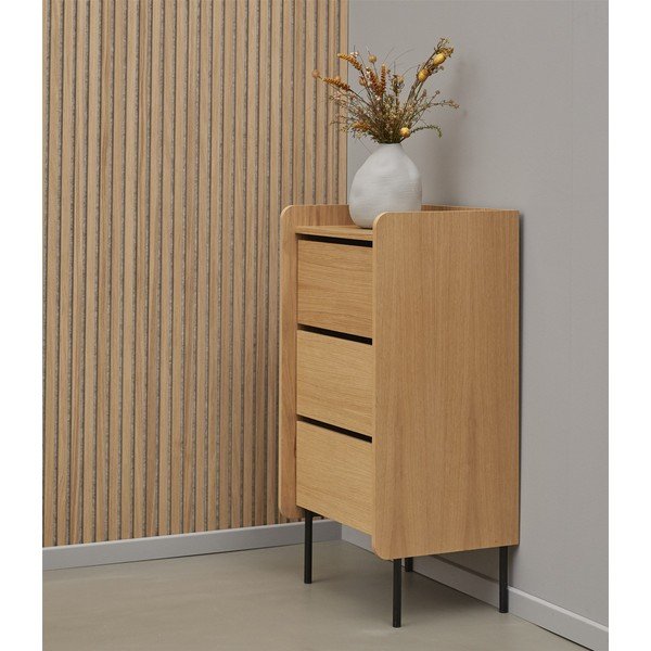 Wysoka komoda w dekorze dębu 60x108,5 cm Wrap – Bonami Selection-image-1