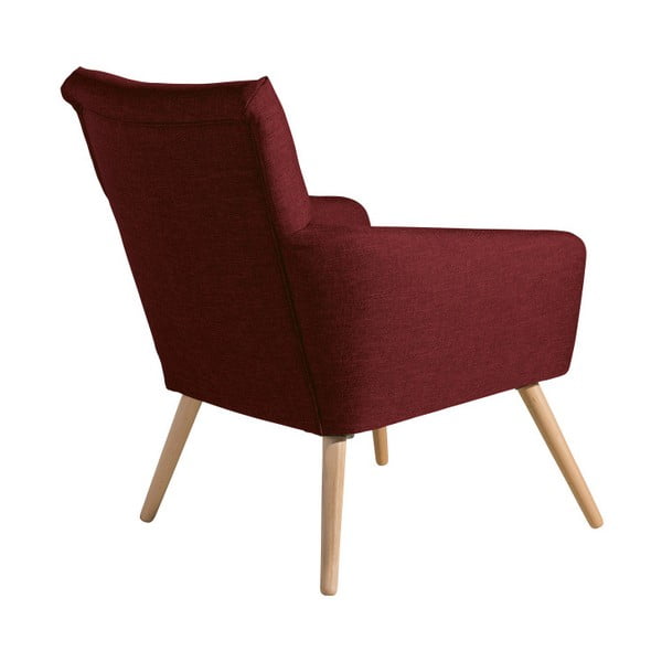 Ciemnoczerwony fotel Max Winzer Jörn-image-3