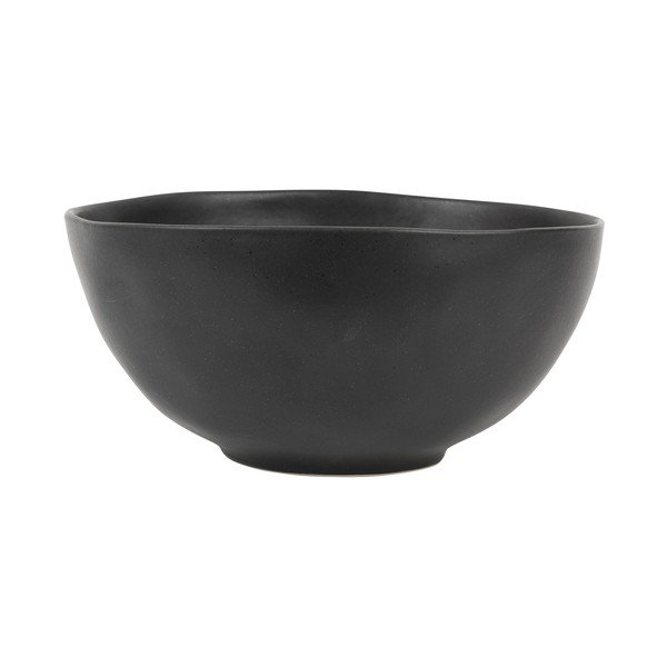 Czarna kamionkowa misa ø 26 cm Ingrid – Côté Table