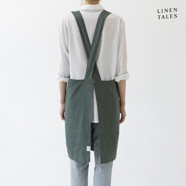 Lniany fartuch Crossback – Linen Tales-image-2