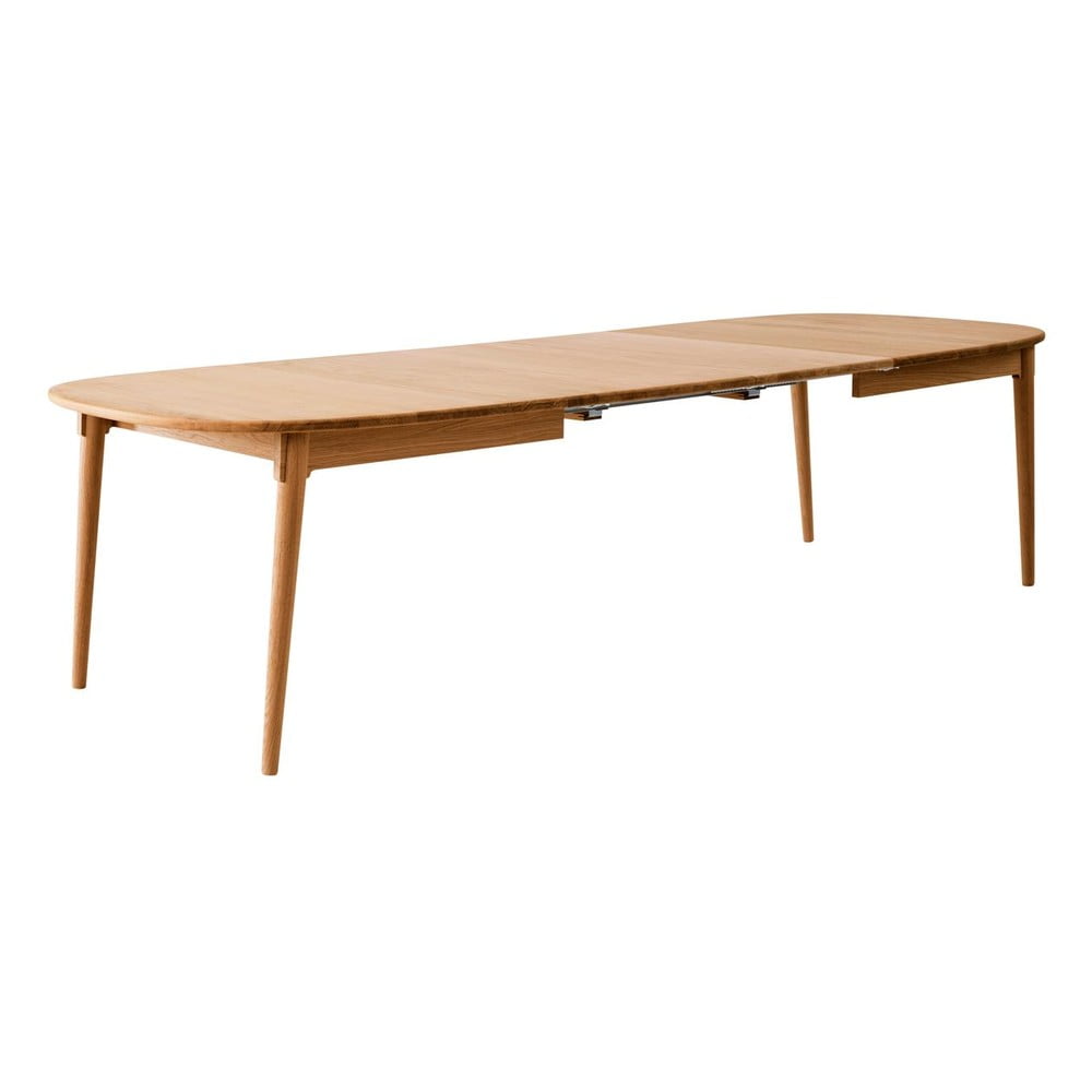 Rozkładany stół z dodatkowym blatem z litego drewna dębowego 106x184 cm Miro – Hammel Furniture (zdjęcie 3)
