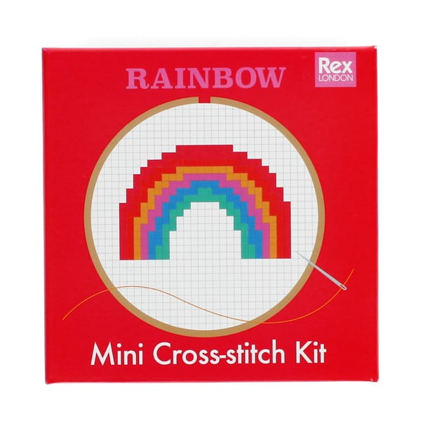 Zestaw kreatywny Cross-stitch Kit Rainbow – Rex London