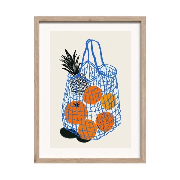 Obraz drukowany z ramą w zestawie 30x40 cm Summer Fruit – Styler