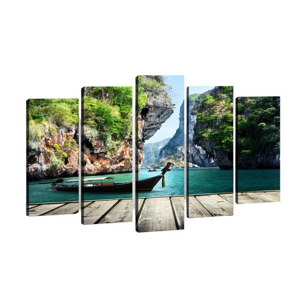 Zestaw 5 obrazów Tablo Center Rock