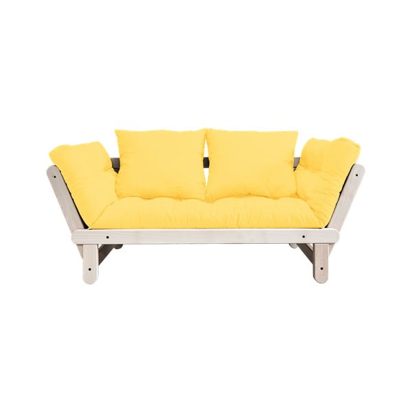 Sofa rozkładana Karup Design Beat Natural Clear/Yellow