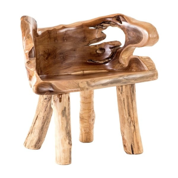 Krzesło ogrodowe z drewna tekowego Massive Home Lisa Anderson