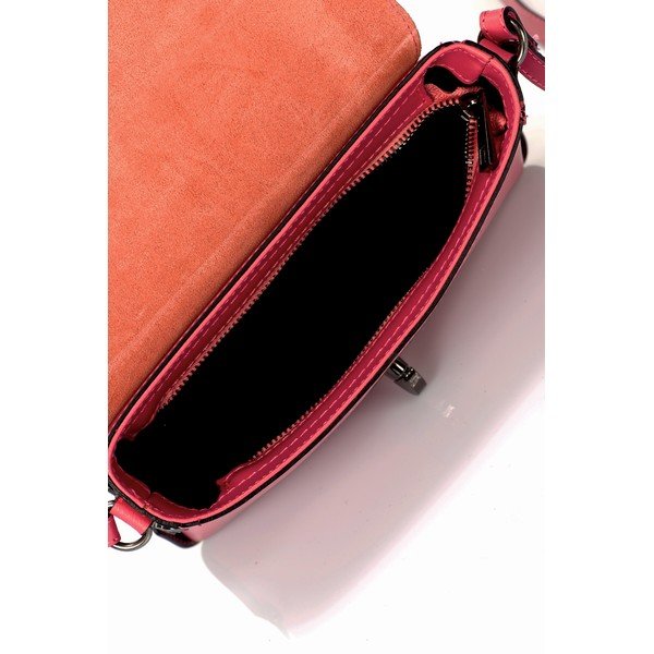 Pomarańczowa skórzana torebka Giulia Massari Gigi-image-2