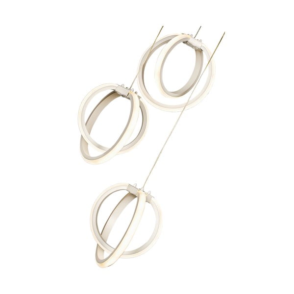 Biała metalowa lampa wisząca LED ø 20 cm Sezen – Squid Lighting-image-3