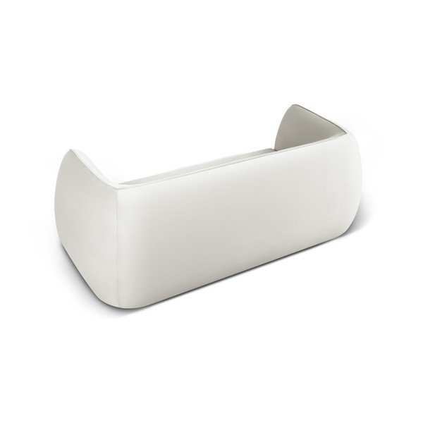 Beżowa aksamitna sofa 190 cm Lando – Micadoni Home-image-3