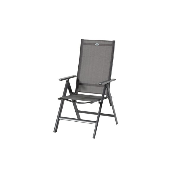 Ciemnoszare metalowe krzesło ogrodowe Aruba – Hartman