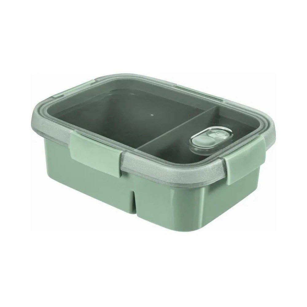 Zielony pojemnik na obiad Curver To Go Dual, 900 ml