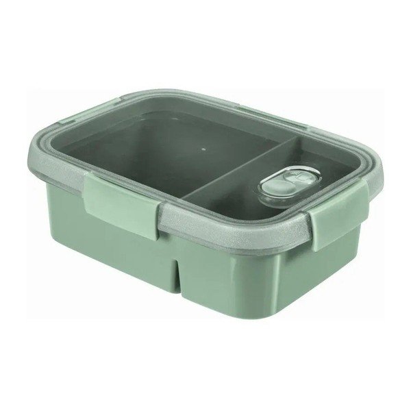 Zielony pojemnik na obiad Curver To Go Dual, 900 ml