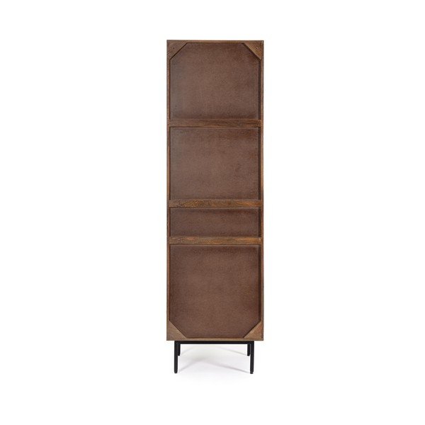 Szafka z litego drewna mango w naturalnym kolorze 55x190x40 cm Tadita – Bizzotto-image-3