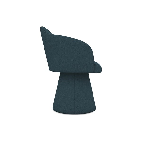 Morski tapicerowany fotel jadalniany Kanoa – Makamii-image-2