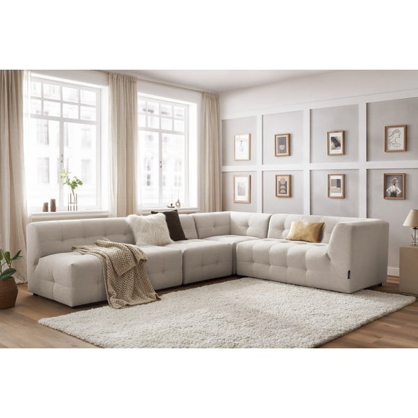 Beżowy narożnik (prawostronny) Kleber – Bobochic Paris-image-1