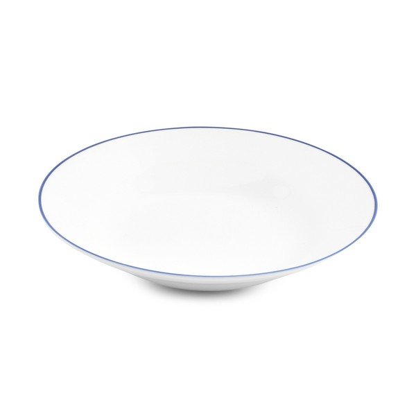 Biały głęboki porcelanowy talerz ø 23 cm Basic White – BonBistro-image-1